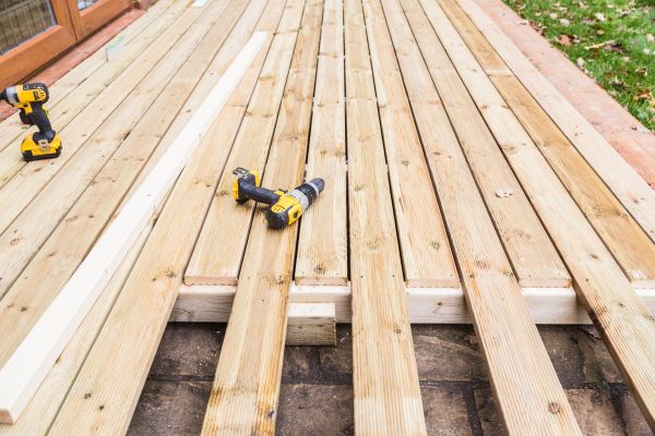 Cost of Damaged Deck Boards Repair in Garner