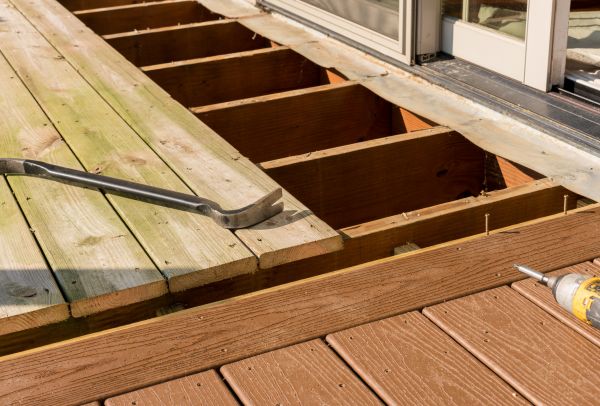 Cost of Old Deck Repair in Garner
