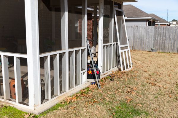 Screened Porch Construction