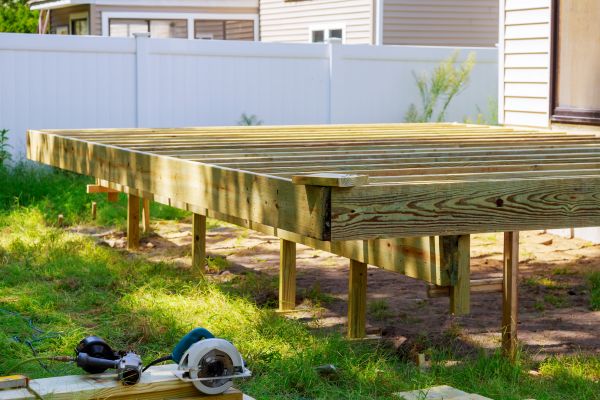 Cost of Elevated Deck Installation in Garner